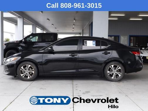 Black 2022 Nissan Sentra SV