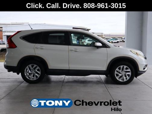 White 2015 Honda CR-V EX