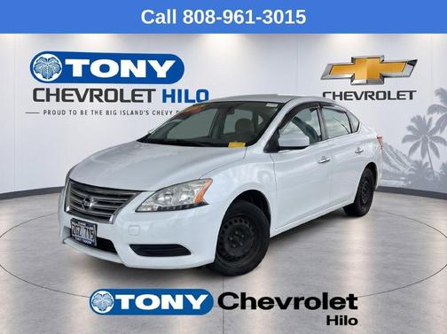 Aspen White 2013 Nissan Sentra SV
