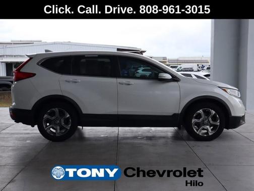 White 2019 Honda CR-V EX