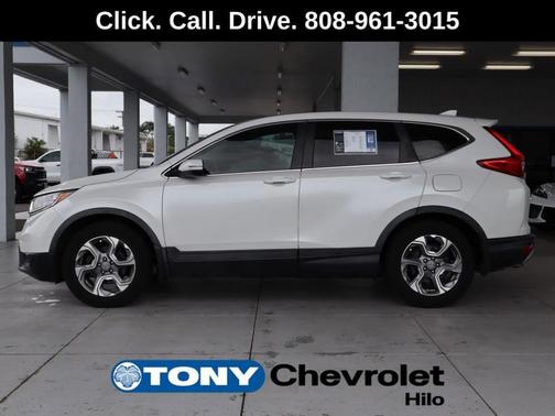 White 2019 Honda CR-V EX