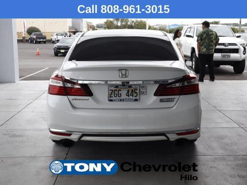 White 2017 Honda Accord Sport SE