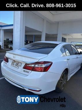 White 2017 Honda Accord Sport SE