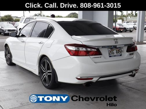 White 2017 Honda Accord Sport SE