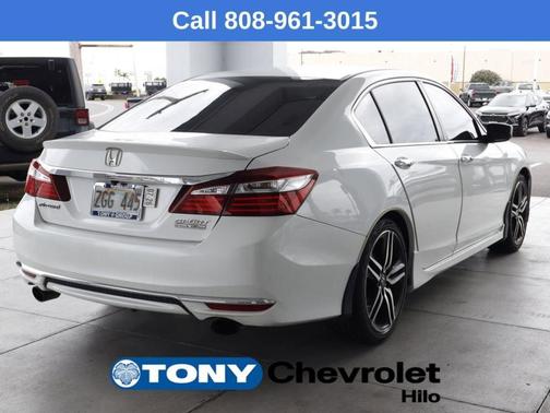 White 2017 Honda Accord Sport SE