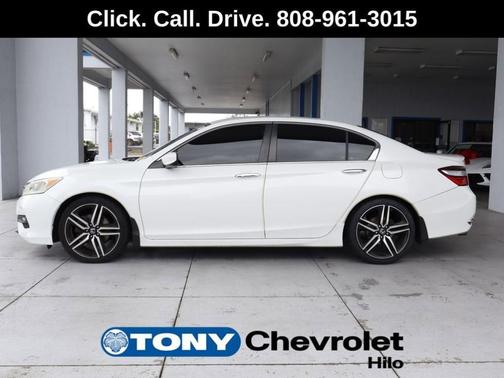 White 2017 Honda Accord Sport SE