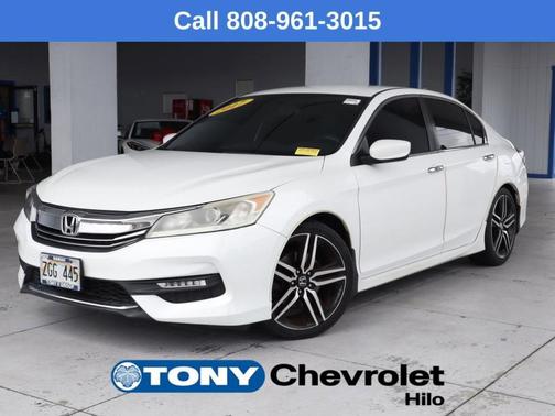 White 2017 Honda Accord Sport SE