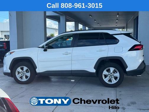 White 2021 Toyota RAV4 XLE