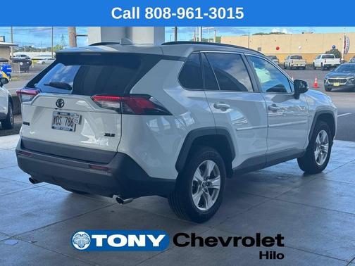 White 2021 Toyota RAV4 XLE