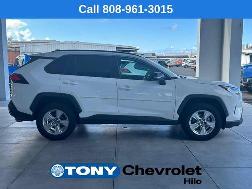 White 2021 Toyota RAV4 XLE