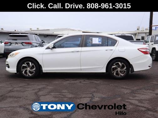 White 2017 Honda Accord LX