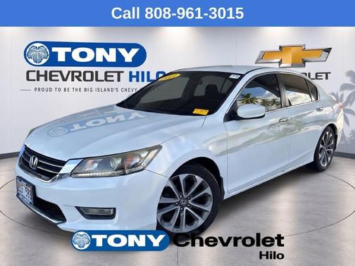 Beige 2013 Honda Accord Sport