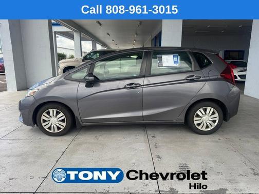 Gray 2015 Honda Fit LX