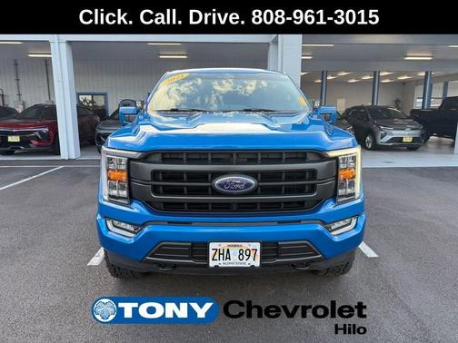 Blue 2021 Ford F-150 XL