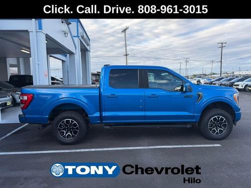 Blue 2021 Ford F-150 XL