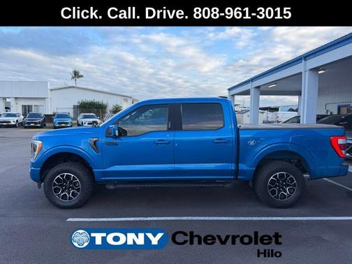 Blue 2021 Ford F-150 XL