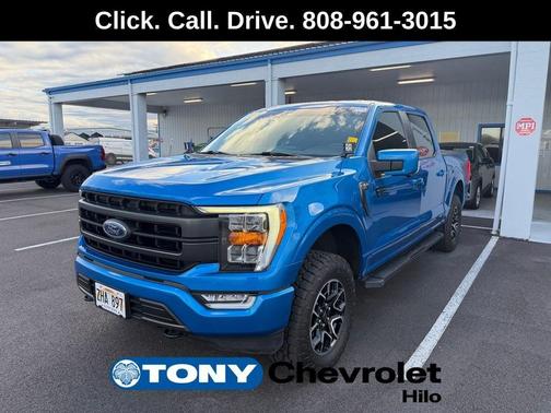 Blue 2021 Ford F-150 XL
