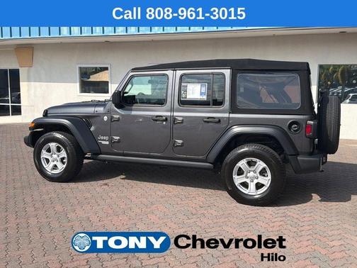 Gray 2019 Jeep Wrangler Unlimited Sport