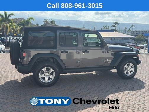 Gray 2019 Jeep Wrangler Unlimited Sport