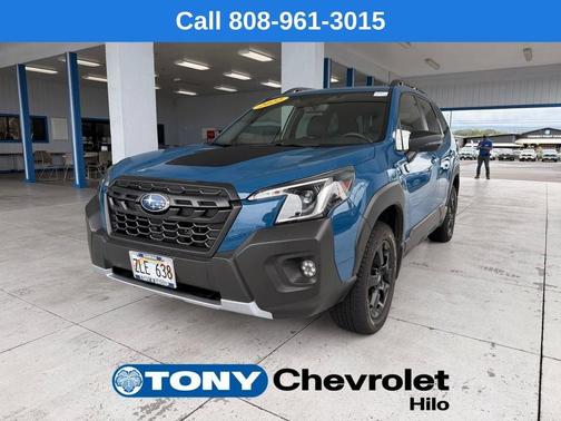 Geyser Blue 2022 Subaru Forester Wilderness