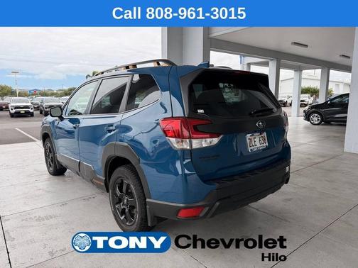 Geyser Blue 2022 Subaru Forester Wilderness