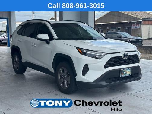 White 2023 Toyota RAV4 XLE