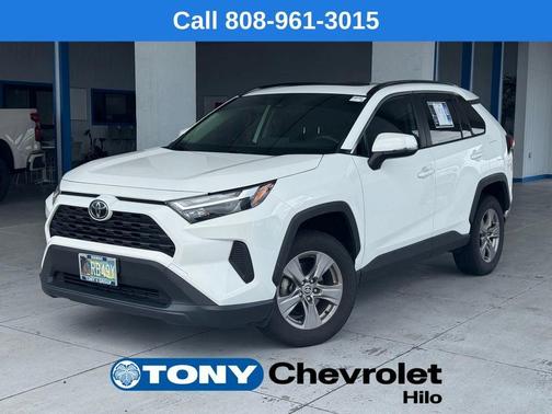 White 2023 Toyota RAV4 XLE
