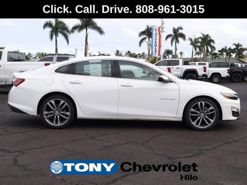 Summit White 2022 Chevrolet Malibu LT