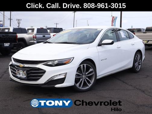 Summit White 2022 Chevrolet Malibu LT