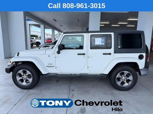 White 2016 Jeep Wrangler Unlimited Sahara
