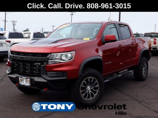 Cherry Red Tintcoat 2021 Chevrolet Colorado ZR2