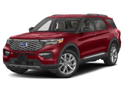 Rapid Red Metallic Tinted Clearcoat 2023 Ford Explorer Platinum