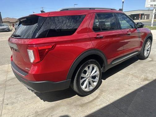 Rapid Red Metallic Tinted Clearcoat 2023 Ford Explorer Platinum