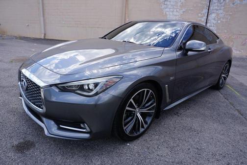 Graphite Shadow 2018 INFINITI Q60 3.0T LUXE