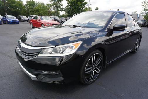 Black 2016 Honda Accord Sport Sedan 4D