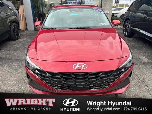 Red 2023 Hyundai ELANTRA HEV Limited