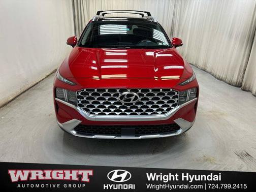 Red 2023 Hyundai SANTA FE HEV Limited