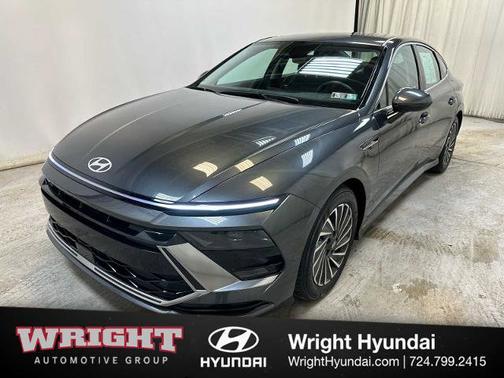 Gray 2025 Hyundai SONATA Hybrid SEL