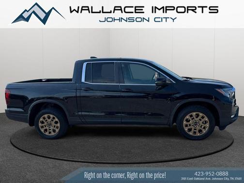 Crystal Black Pearl 2023 Honda Ridgeline RTL
