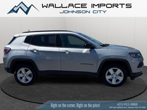 Billet Silver Metallic Clearcoat 2022 Jeep Compass Latitude