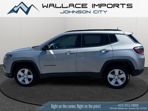 Billet Silver Metallic Clearcoat 2022 Jeep Compass Latitude