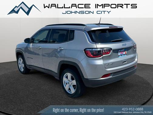 Billet Silver Metallic Clearcoat 2022 Jeep Compass Latitude