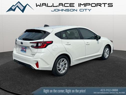 Crystal White Pearl 2024 Subaru Impreza Base