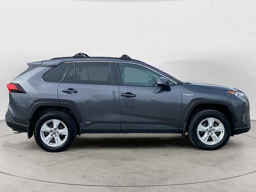 Gray 2021 Toyota RAV4 Hybrid XLE