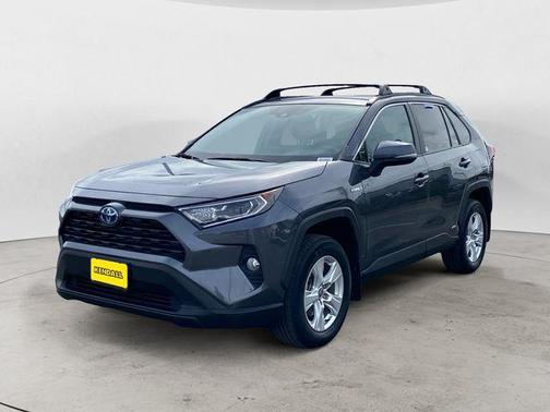 Gray 2021 Toyota RAV4 Hybrid XLE