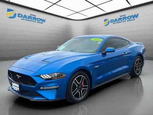 Velocity Blue Metallic 2021 Ford Mustang GT