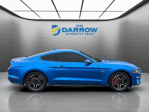 Velocity Blue Metallic 2021 Ford Mustang GT