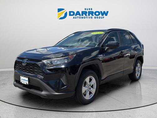 Midnight Black Metallic 2021 Toyota RAV4 Hybrid LE