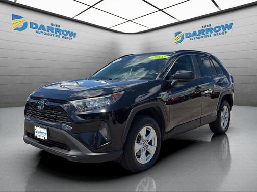 Midnight Black Metallic 2021 Toyota RAV4 Hybrid LE