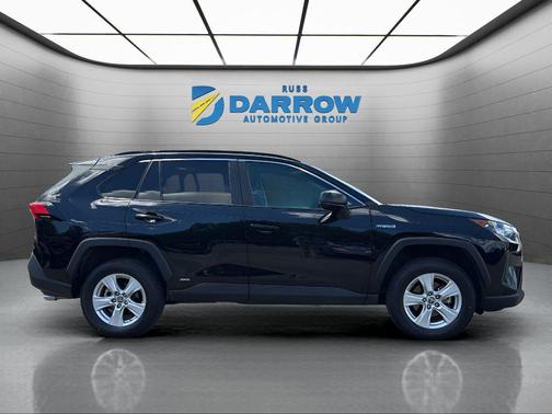Midnight Black Metallic 2021 Toyota RAV4 Hybrid LE